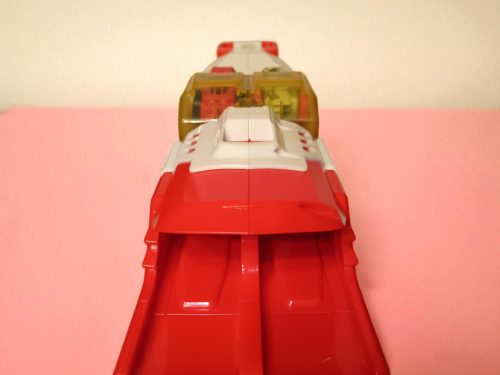 Nerf Nitro Doubleclutch autókilövő 2 kisautóval, 45 cm – használt, jó állapotban (C5)