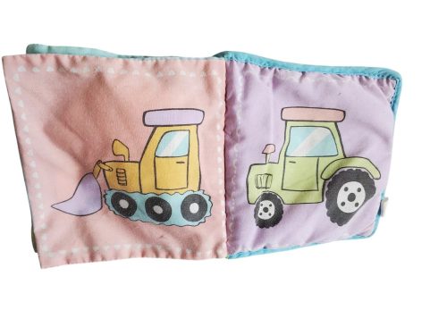 Használt jó állapotú Textil babakönyv (d2)