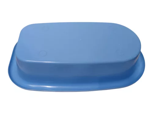 Kék kád játékbabáknak, 39 cm - használt (E2) 