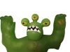Toy Options Goo Jit Zu Galaxy Attack Nyujtható Figura 12 cm - használtabb (F1)