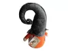 Halloween-i narancssárga ruhás világító manó, 35 cm - új (D8)