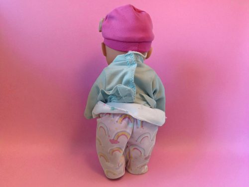 Élethű baba, 25 cm – használt, jó állapotban (G2) 