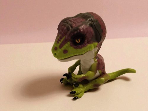 WowWee interaktív bébi dinoszaurusz figura – használt, újszerű állapotban (10 cm) (G2) 