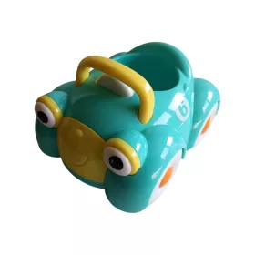   ELC Early Learning Centre mosolygós türkizkék játékautó, 15 cm – jó állapotú (D6)