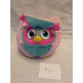   Használt Flo's Toys csillogó szemű bagoly plüss – rózsaszín (B2)