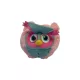 Flo's Toys csillogó szemű rózsaszín bagoly plüssjáték 12 cm – használt, újszerű (A6)