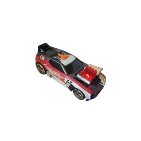   Versenyautó fény- és hanghatásokkal – használt, jó állapotban (16 cm) (A3)