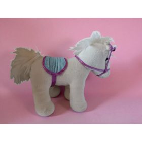 Plüss póni, 23 cm – használt, jó állapotban (A3)