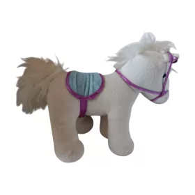 Póni plüssfigura 23 cm – használt, jó állapotban (A3)