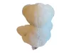 Fehér szivecskés maci plüssfigura 25 cm - újszerű (C6)