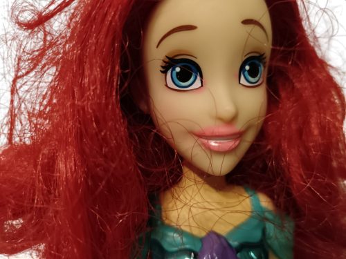 Disney Ariel baba, 28 cm – használt (D2)
