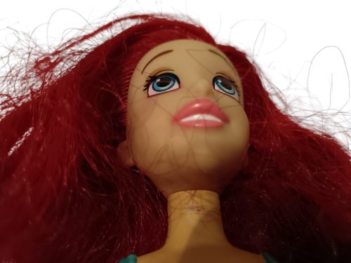 Disney Ariel baba, 28 cm – használt (D2)