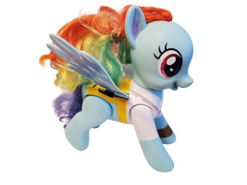 My Little Pony Rainbow Dash beszélő figura – jó állapotú, angol nyelvű (D3)