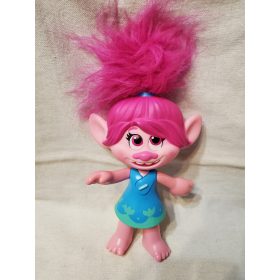   Trollok Pipacs baba – angol nyelven éneklő, használt, jó állapotban (26 cm) (e3)