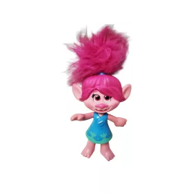   Trollok Pipacs baba, 26 cm – angol nyelven éneklő, jó állapotban (e3)