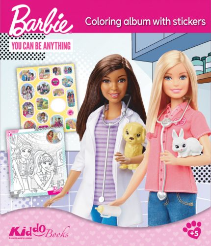 ÚJ Barbie matricás színező - Kiddo