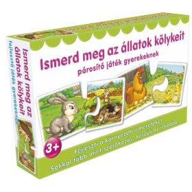   ÚJ Ismerd meg az állatok kölykeit Fejlesztő játék gyerekeknek