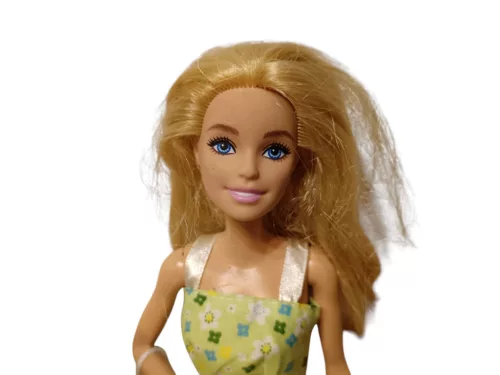 Mattel Barbie Édes Gyümölcsöskert – Farm játékszett istállóval, állatokkal és Chelsea lovas pónival - újszerű állapotú (B7)
