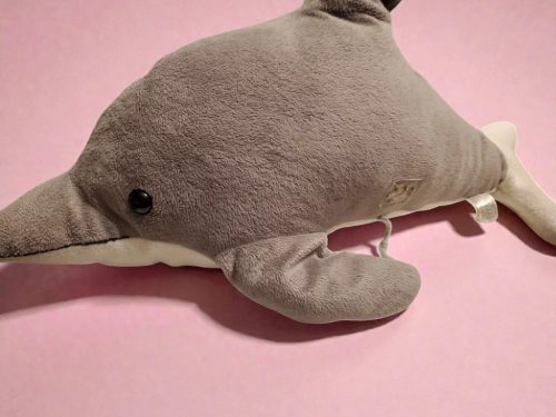 Plüss delfin – használt, jó állapotban (50 cm) (A2)