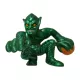 Zöld kobold minifigura narancssárga bombával, 4 cm – újszerű (OP2)