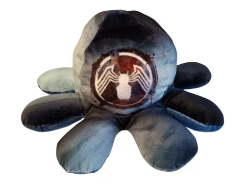 Pókember–Venom kifordítható polip plüssfigura 23 cm – újszerű (E2)