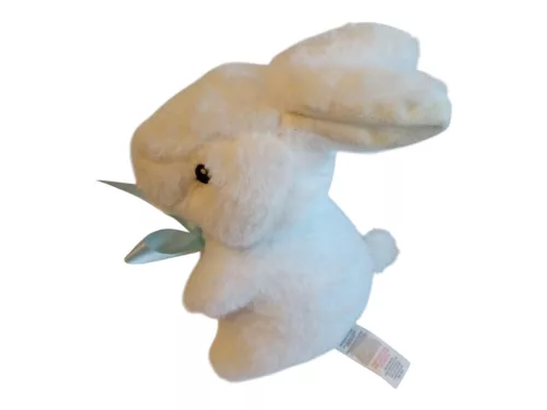 Fehér nyuszi plüssfigura 23 cm - újszerű (C6)
