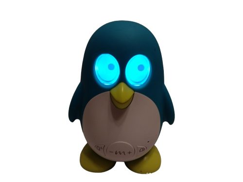 Lexibook Marbo interaktív pingvin – angol nyelvű, beszélő, világító szemű tanulójáték – használt, jó állapotban (a3)