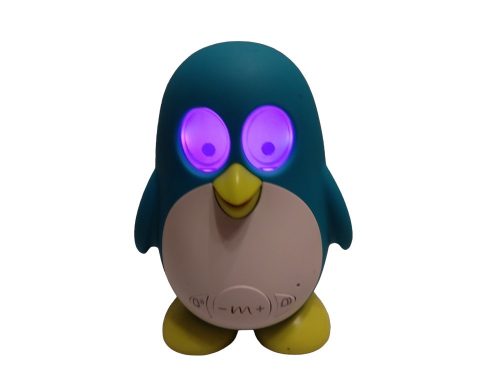 Lexibook Marbo interaktív pingvin – angol nyelvű, beszélő, világító szemű tanulójáték – használt, jó állapotban (a3)