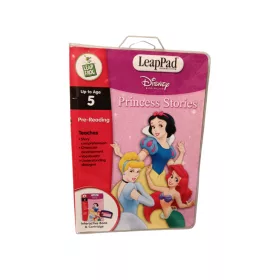   LeapFrog LeapPad Disney Princess Stories interaktív könyv és játékkazetta – angol nyelvű, hiánytalan (H6) 