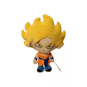   Dragon Ball Z Super Saiyan Goku plüssfigura, 35 cm – használt, újszerű állapotban (C7)