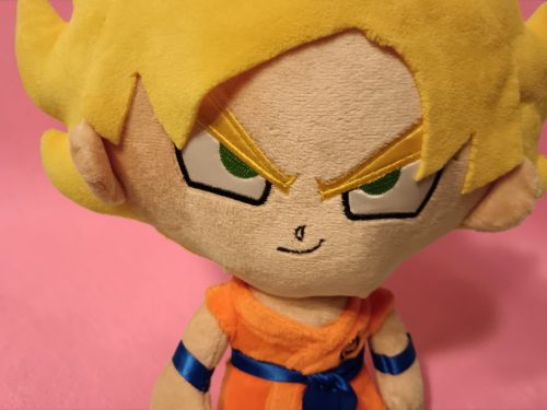 Dragon Ball Z Super Saiyan Goku plüss, 35 cm – újszerű állapotban (C7)