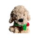 Kutya virággal plüssfigura – 25 cm, újszerű (D7)