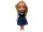 Anna animátor baba (Disney Frozen), 35 cm – használtabb, haja erősen gubancos (A1)