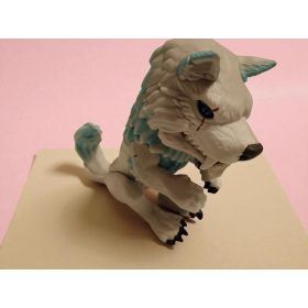   WowWee interaktív ezüst farkas figura, 12 cm – használt, újszerű állapotban (G2) 