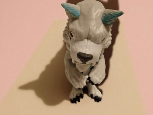 WowWee interaktív ezüst farkas figura, 12 cm – használt, újszerű állapotban (G2) 