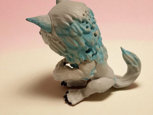 WowWee interaktív ezüst farkas figura, 12 cm – használt, újszerű állapotban (G2) 