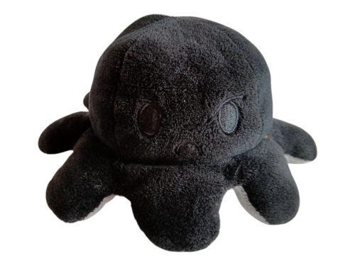 Polip kifordítható plüssfigura – 10 cm, újszerű (D1)