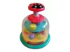 Dumel Discovery / Kiddieland Press 'N Spin Ladybird – Katicás pörgettyű, 20 cm - jó állapotú (C6)