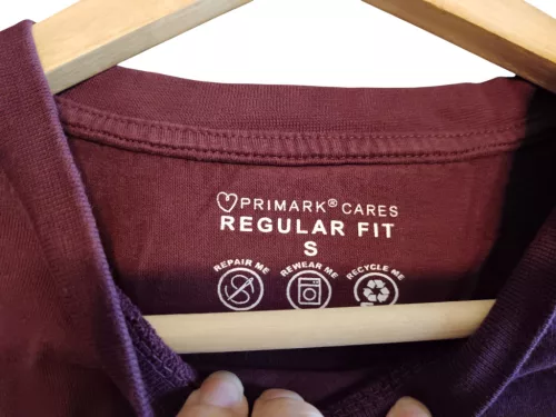 Primark bordó hosszú ujjú felső, S méret – jó állapotban (R3)