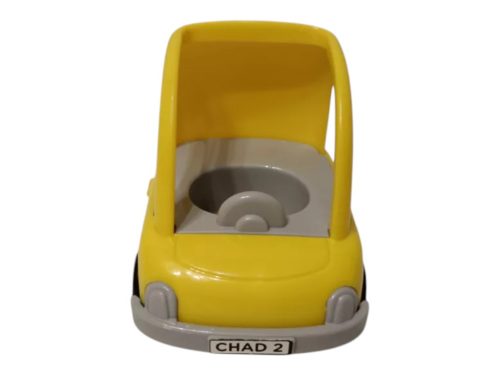 Chad Valley sárga kisautó 14 cm – jó állapotú (C5)