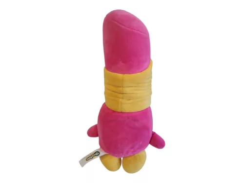 Shopkins Emoji rúzs plüssfigura, 28 cm – használt, újszerű állapotban (A4)