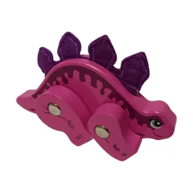   Fa gurulós Stegosaurus dinoszaurusz 12 cm – újszerű (B1)