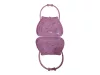 Pink-lila nyitható kislány játék kézitáska 16  cm - újszerű (E2)