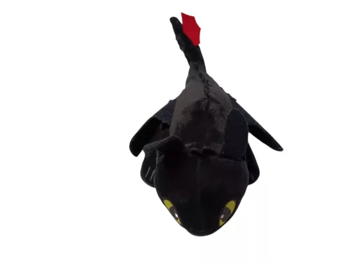 DreamWorks: Így neveld a sárkányodat – Fogatlan (Toothless) sárkány plüssfigura, 25 cm - jó állapotú (B7)