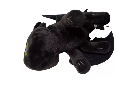 DreamWorks: Így neveld a sárkányodat – Fogatlan (Toothless) sárkány plüssfigura, 25 cm - jó állapotú (B7)