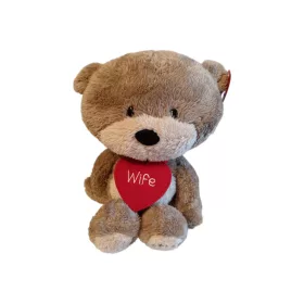   Hug maci szívecskével 27 cm – használt, újszerű állapotban (a5)