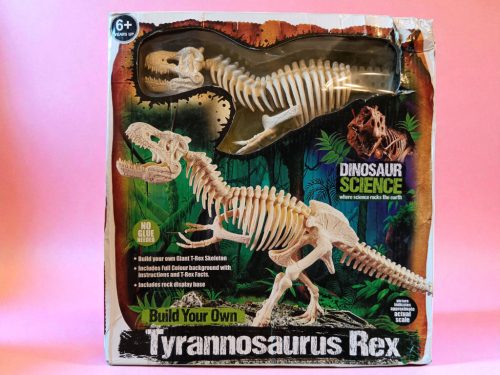 Build Your Own Tyrannosaurus Rex dinoszaurusz építő szett, 33×33 cm – használt, újszerű állapotban, dobozsérült (G2) 
