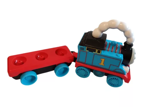 Fisher-Price Thomas és barátai tologatható, billegő mozdony szett kiegészítők nélkül, 30 cm - jó állapotú (D3)