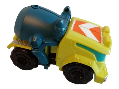 Hasbro zöld Transformers betonkeverő figura 11 cm – használt, jó állapotban (C4)