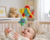Kiságyra akasztható zenélő plüss hal csillaggal, 25 cm -  jó állapotú (C3)